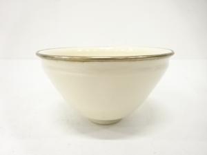 万代草山造　白　天目　茶碗